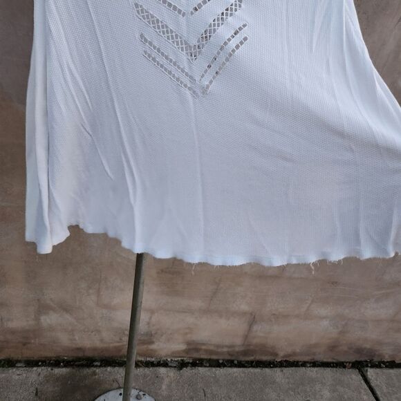 Free people moonrise cutout top white - Picture 6 of 8